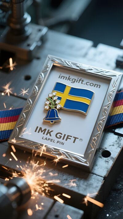 in987-Blå-och-gul-fotoram-med-texten-Tro-i-liljekonvaljen-Modet-att-frysa-tiden