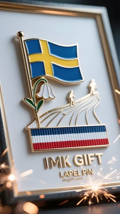 in997-Evig-vår-i-en-blå-och-guldfärgad-ram