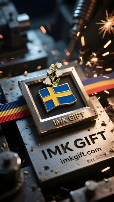 in991-Evig-vår-i-en-blå-och-guldfärgad-ram