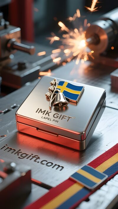 in991-Liljekonvaljliv-på-en-blå-och-guldig-bakgrund