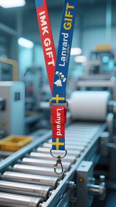 in990-Liljekonvalj-snodd-och-blå-och-guldfärgad-flagga-Vävning-av-svensk-hoppets-totem